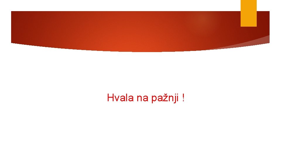 Hvala na pažnji ! 