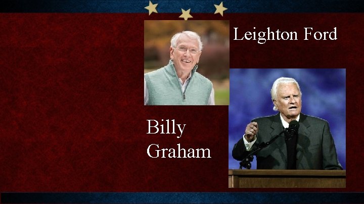 Leighton Ford Billy Graham 