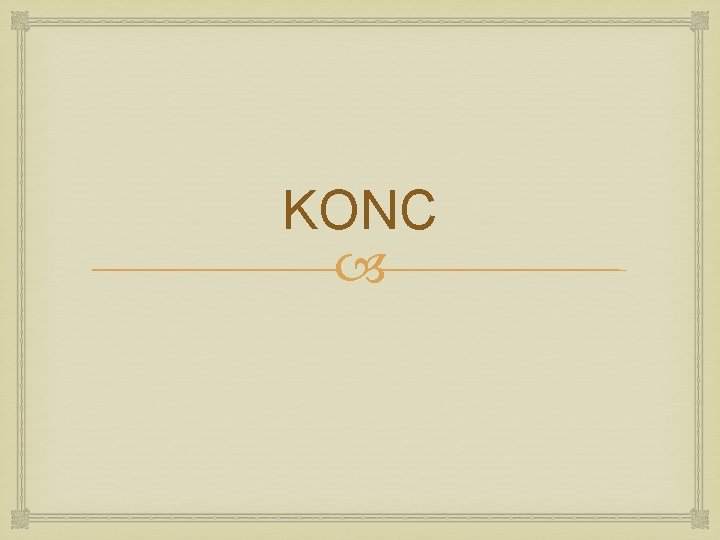 KONC 