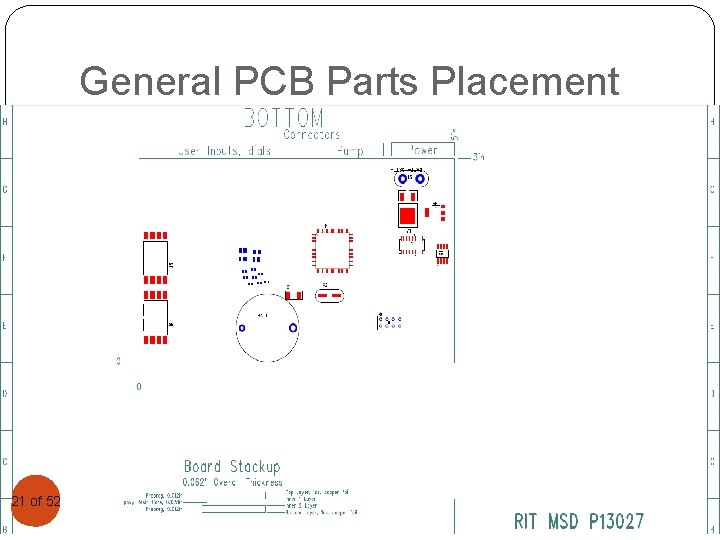 General PCB Parts Placement 2121 of 52 