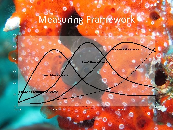 Measuring Framework 60 50 Phase 4 Sustainable outcomes 40 Phase 3 Measurable results 30