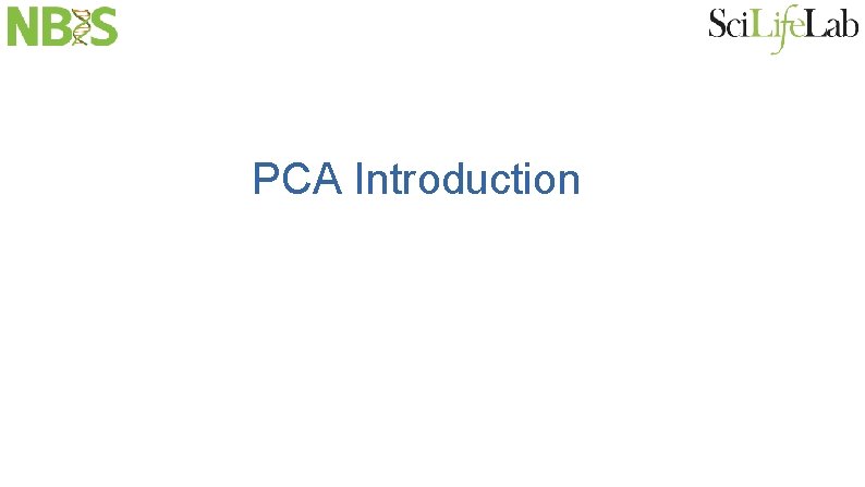 PCA Introduction 