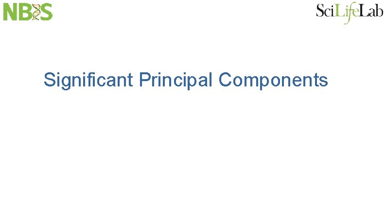 Significant Principal Components 