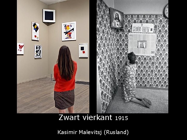Zwart vierkant 1915 Kasimir Malevitsj (Rusland) 