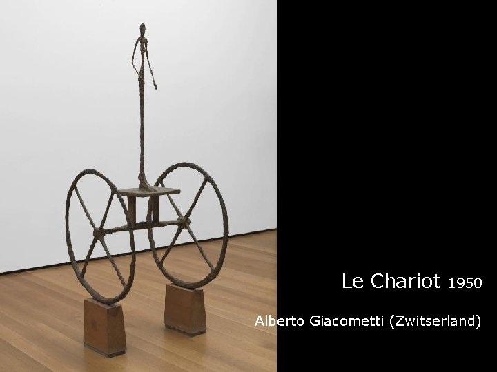 Le Chariot 1950 Alberto Giacometti (Zwitserland) 