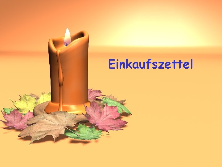 Einkaufszettel 