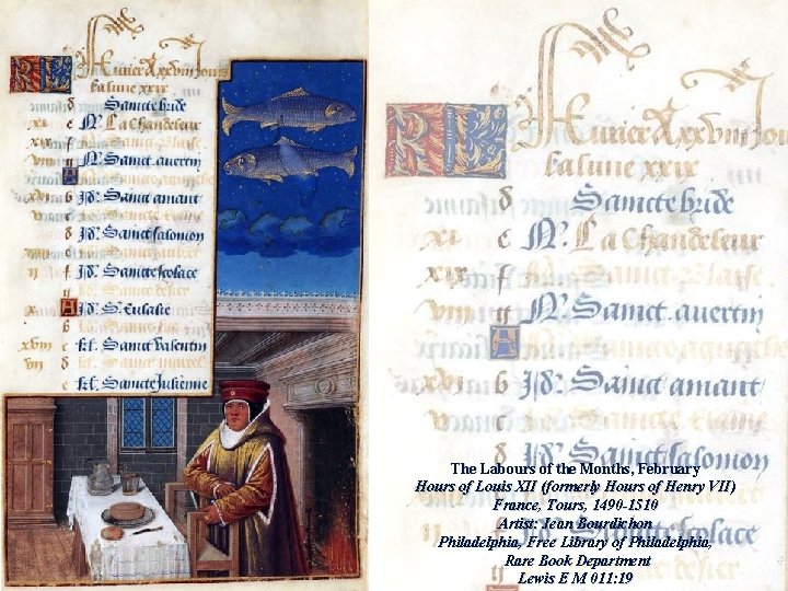 The Labours of the Months, February Hours of Louis XII (formerly Hours of Henry