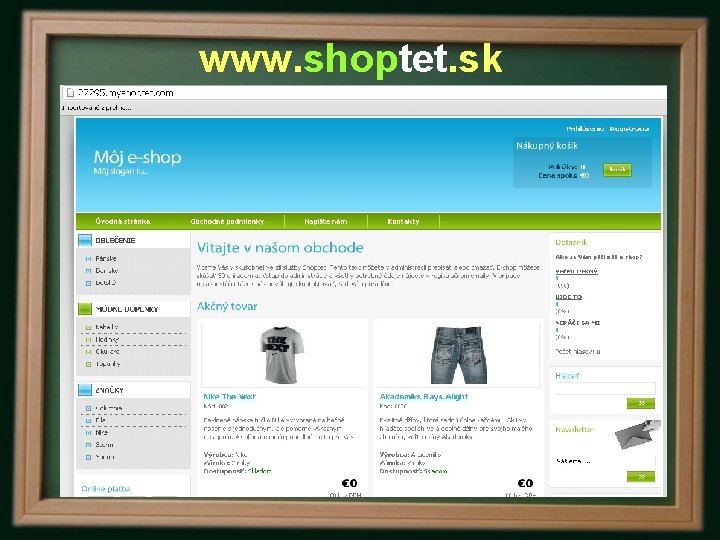 www. shoptet. sk 