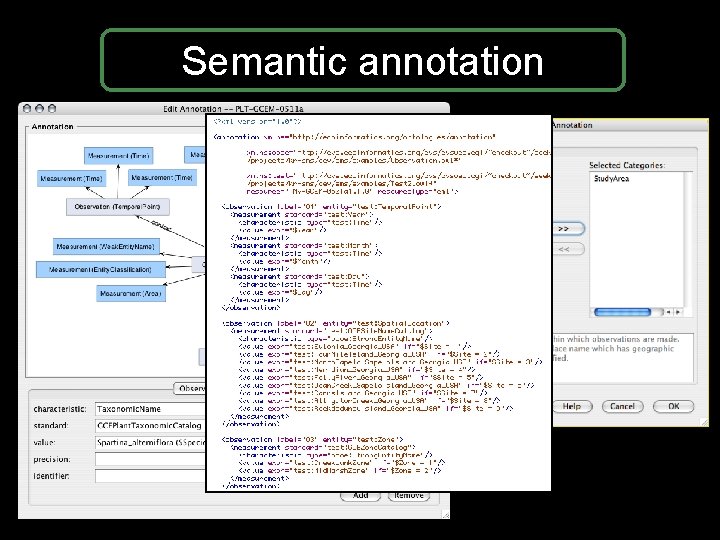 Semantic annotation Semantic annotation