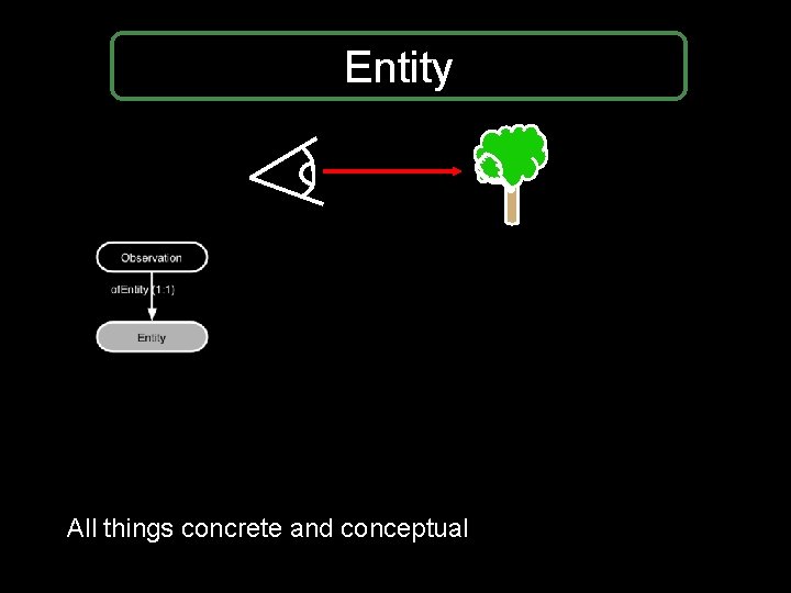 Entity All things concrete and conceptual Entity All things concrete and conceptual