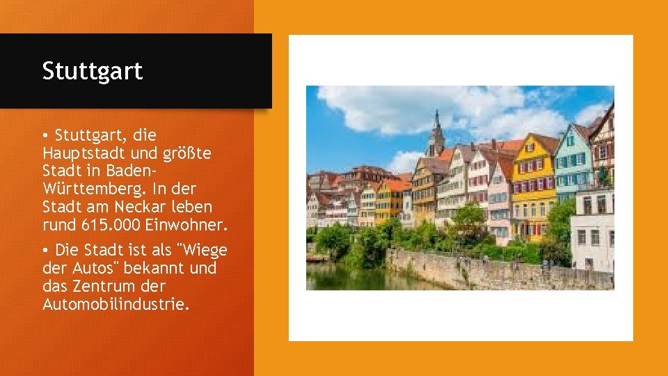 Stuttgart • Stuttgart, die Hauptstadt und größte Stadt in Baden. Württemberg. In der Stadt Stuttgart • Stuttgart, die Hauptstadt und größte Stadt in Baden. Württemberg. In der Stadt