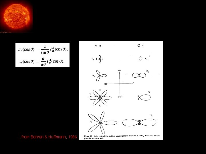 Angular dependence Define functions …from Bohren & Huffmann, 1986 1/31/2022 7 
