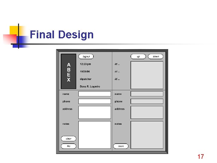 Final Design 17 
