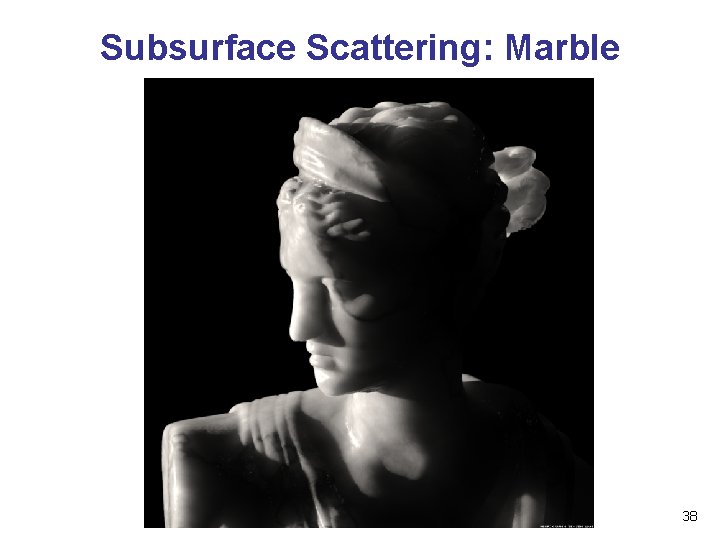 Subsurface Scattering: Marble 38 