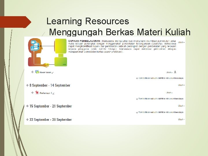 Learning Resources Menggungah Berkas Materi Kuliah 