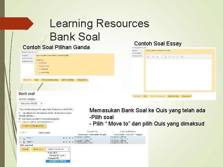 Learning Resources Bank Soal Contoh Soal Essay Contoh Soal Pilihan Ganda Memasukan Bank Soal