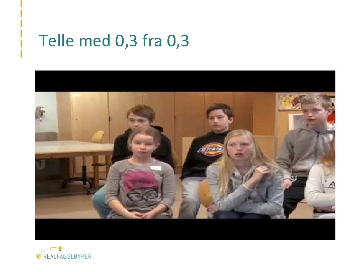 Telle med 0, 3 fra 0, 3 