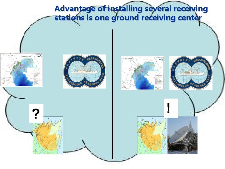 Advantage of installing several receiving stations is one ground receiving center ? ! 