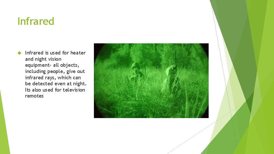 LSQ What are three types of radiation Describe