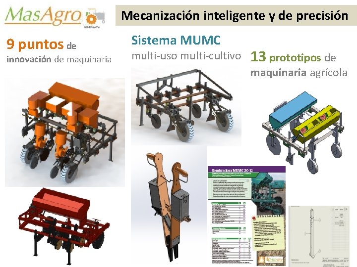 Mecanización inteligente y de precisión 9 puntos de innovación de maquinaria Sistema MUMC multi-uso