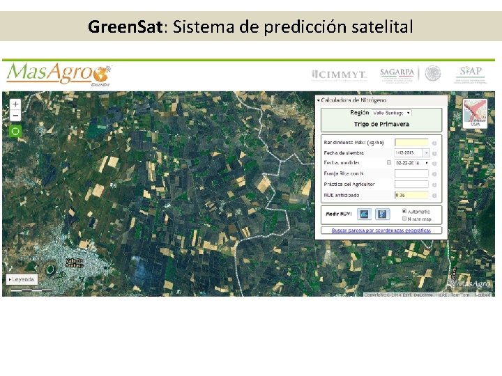 Green. Sat: Sistema de predicción satelital 