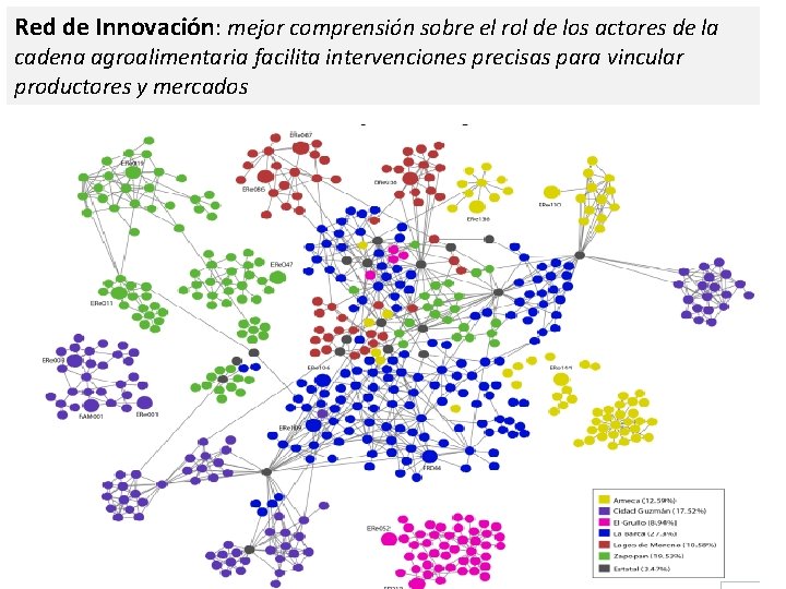 Red de Innovación: mejor comprensión sobre el rol de los actores de la cadena