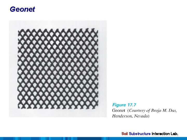 Geonet Soil Substructure Interaction Lab. 
