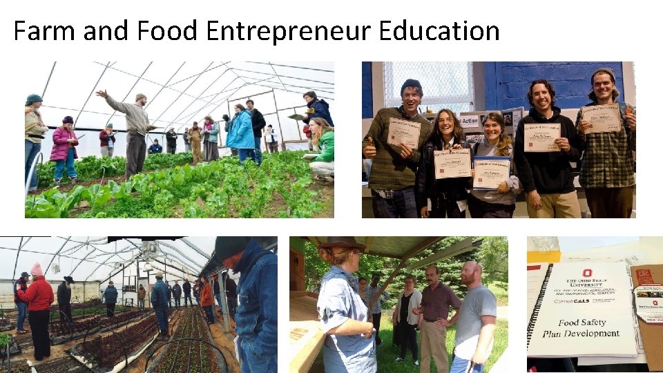 Farm and Food Entrepreneur Education 