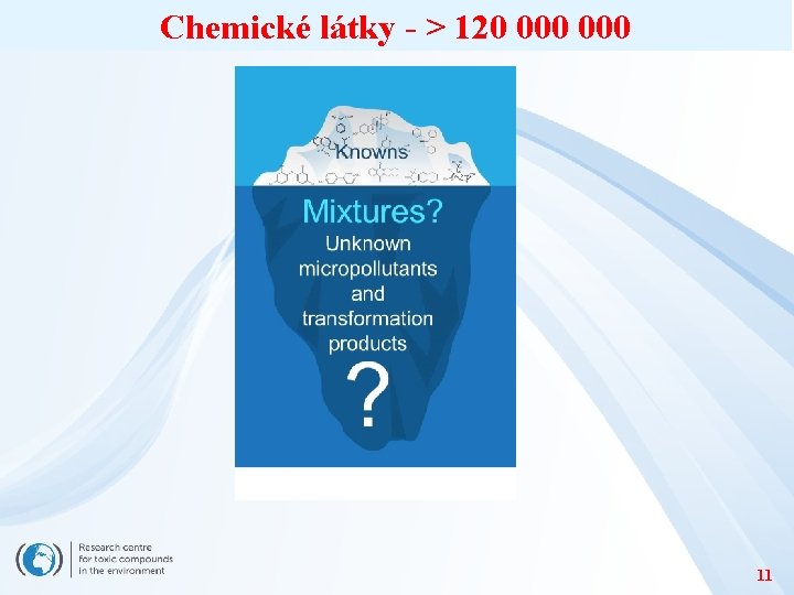 Chemické látky - > 120 000 11 