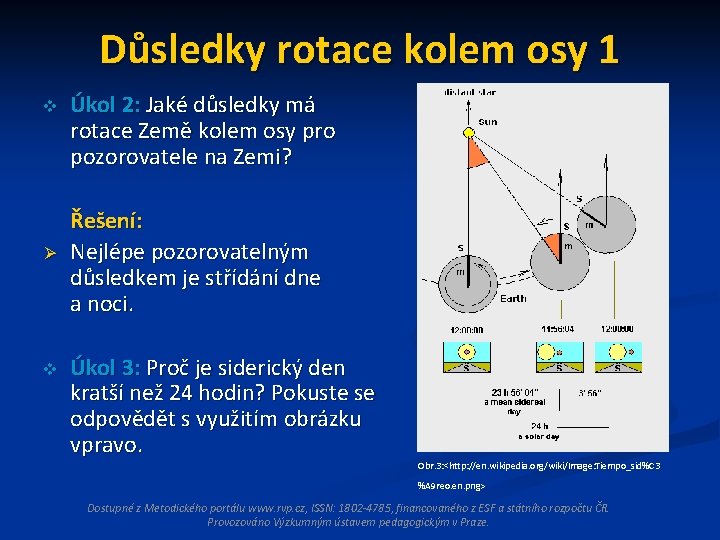 Důsledky rotace kolem osy 1 v Ø v Úkol 2: Jaké důsledky má rotace