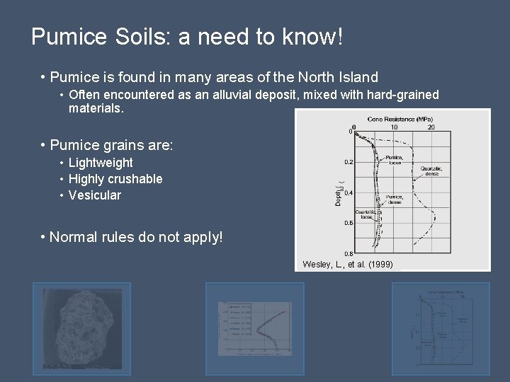 Pumice Soils: a need to know! • Pumice is found in many areas of