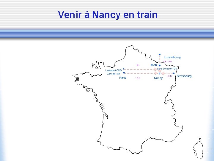 Venir à Nancy en train 