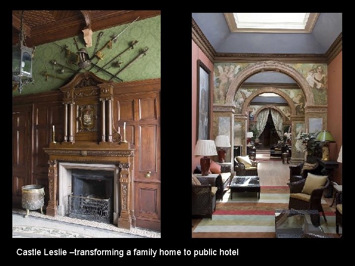 Castle Leslie –transforming a family home to public hotel 