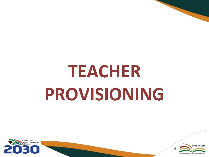TEACHER PROVISIONING 14 
