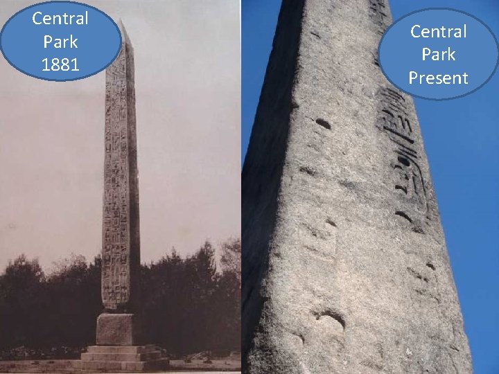 Central Park 1881 Central Park Present 