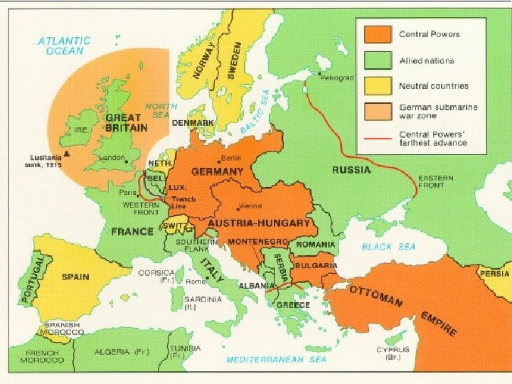 Roots of WWI in Europe • . 