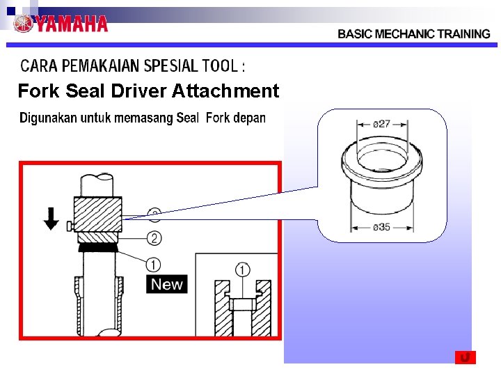 Fork Seal Driver Attachment 