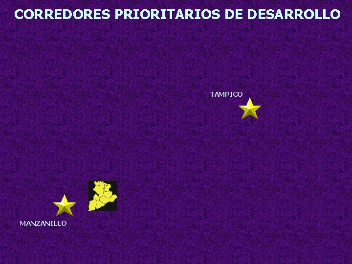 CORREDORES PRIORITARIOS DE DESARROLLO TAMPICO MANZANILLO 