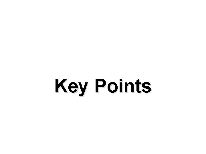 Key Points 