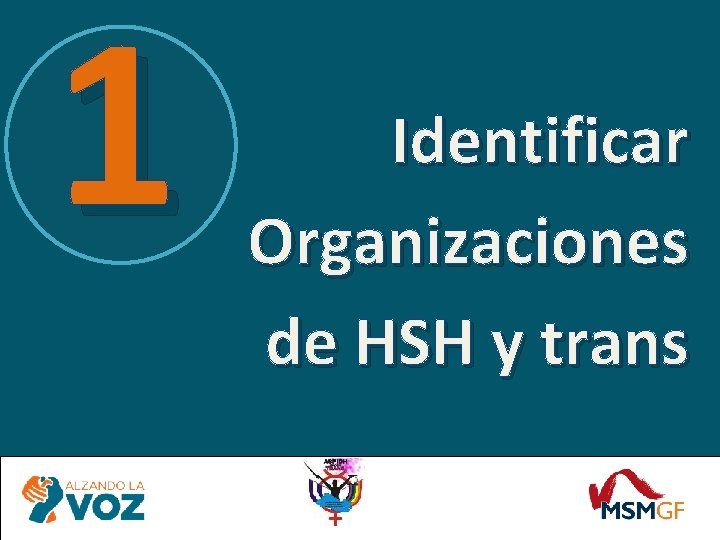 1 Identificar Organizaciones de HSH y trans 