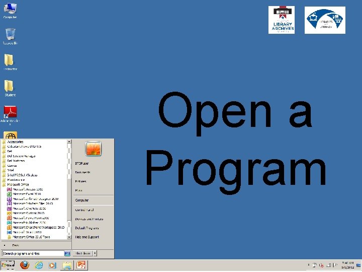Open a Program 