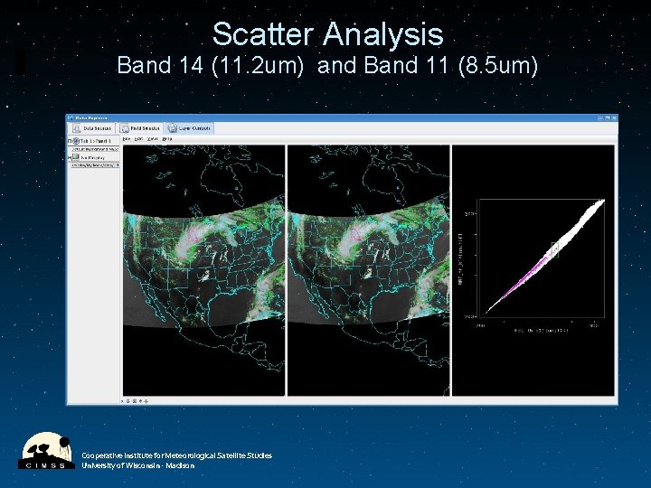 Scatter Analysis Band 14 (11. 2 um) and Band 11 (8. 5 um) Cooperative