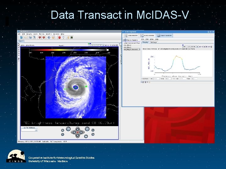 Data Transact in Mc. IDAS-V Cooperative Institute for Meteorological Satellite Studies University of Wisconsin