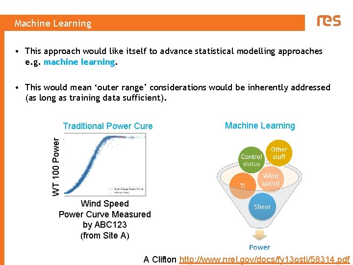 Machine Learning • This approach would like itself to advance statistical modelling approaches e.