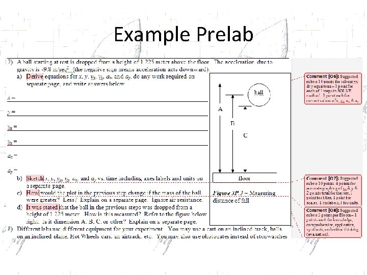 Example Prelab 