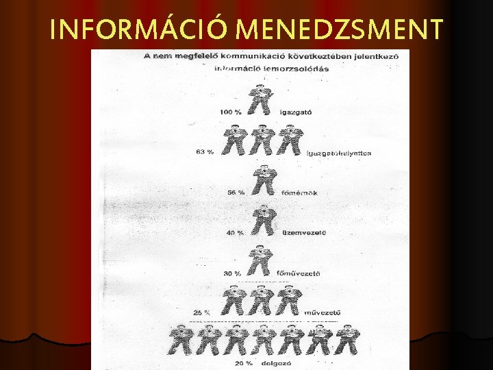 INFORMÁCIÓ MENEDZSMENT 