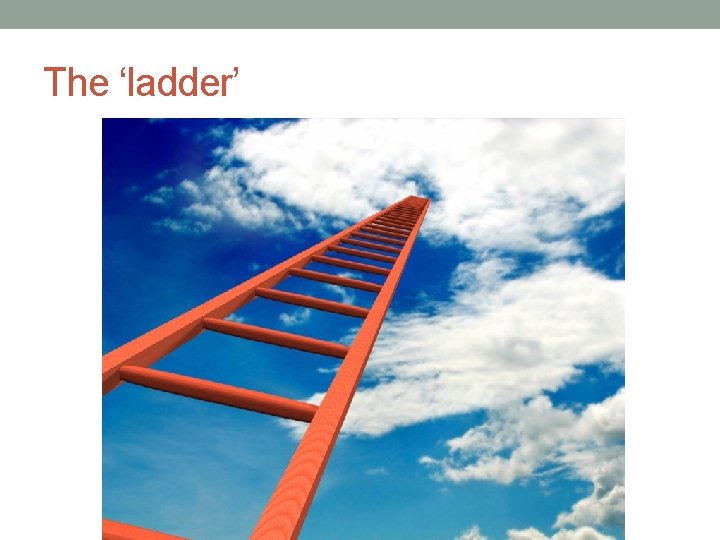 The ‘ladder’ 