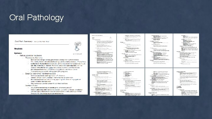 Oral Pathology 