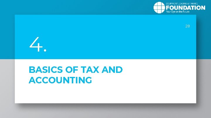 28 4. BASICS OF TAX AND ACCOUNTING 