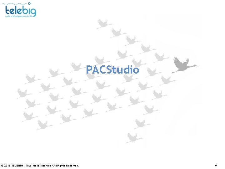PACStudio © 2018 TELEBIG - Tous droits réservés / All Rights Reserved. 6 